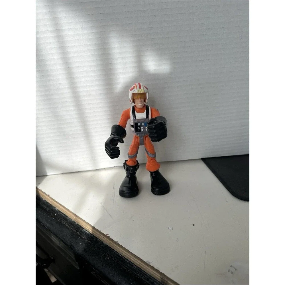 2004 Star Wars 7in Chunky Darth Vader, Han Solo And Luke Skywalker Action  Fig.